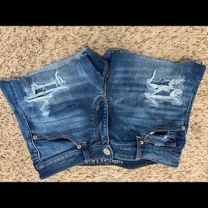 cut off american eagle shorts
